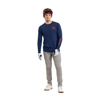 Troy Lee Designs Skyline Long Sleeve Ride Tee - Locals - Midnight