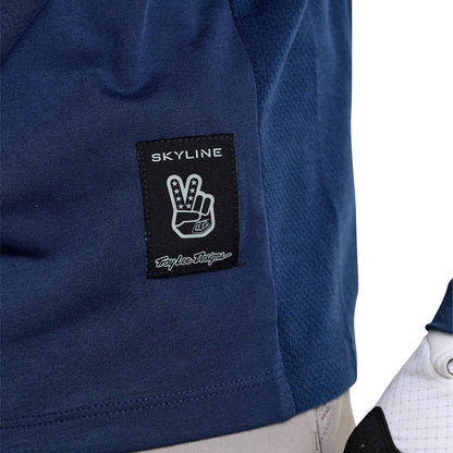 Troy Lee Designs Skyline Long Sleeve Ride Tee - Locals - Midnight