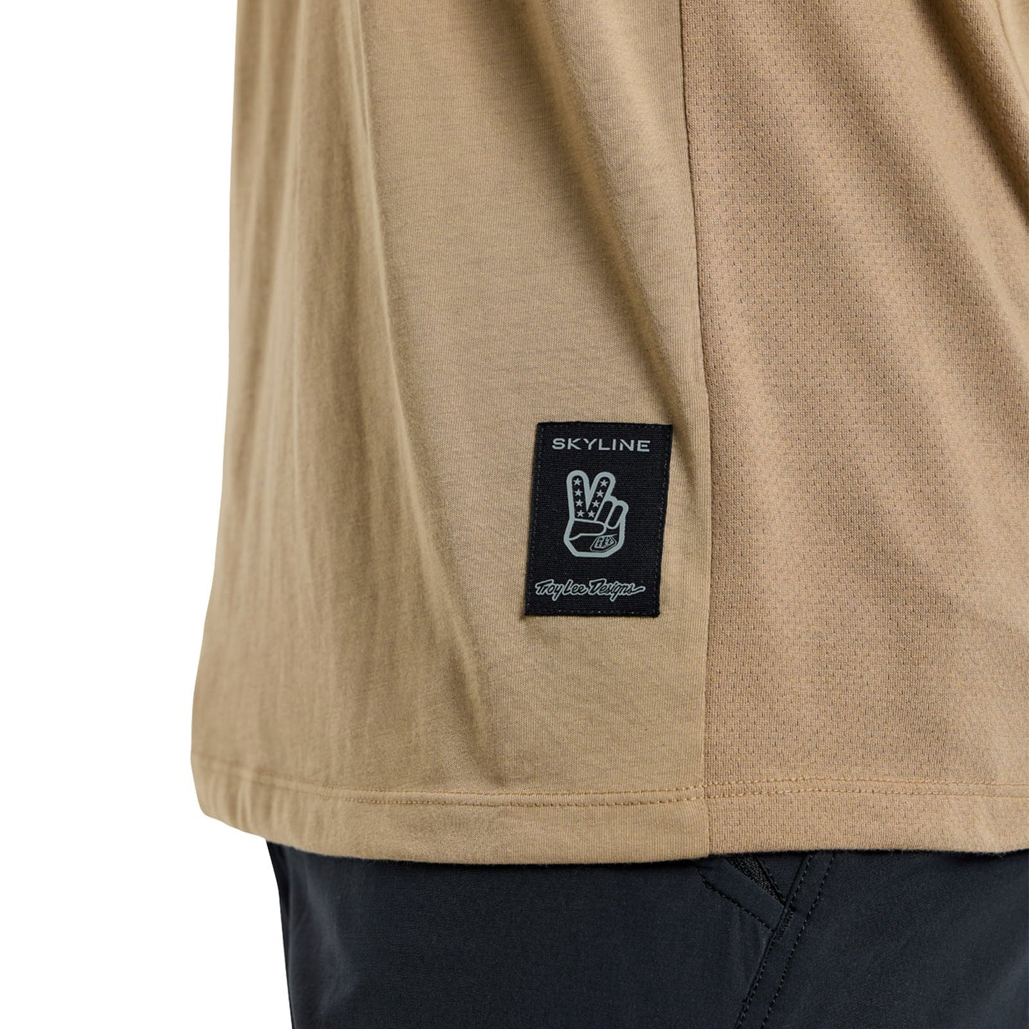 Troy Lee Designs Skyline Long Sleeve Ride Tee - Scrubbed - Timber