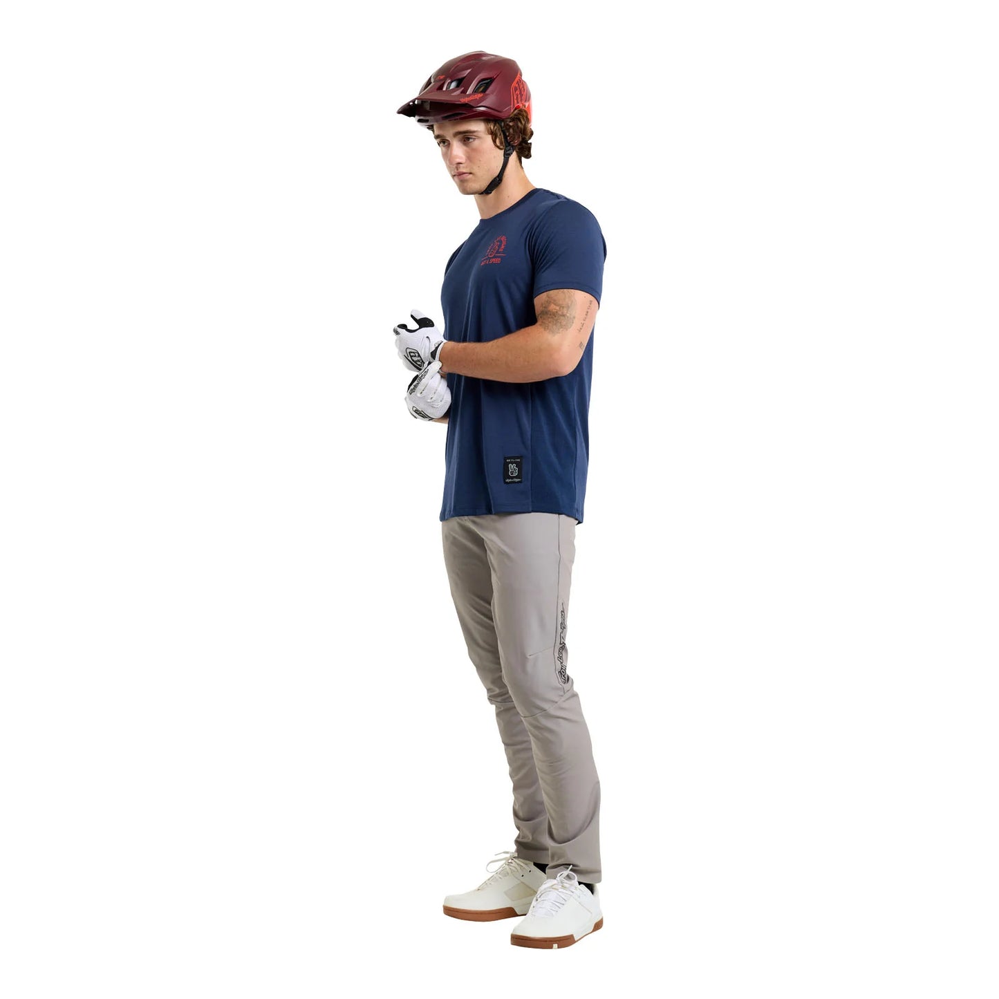 Troy Lee Designs Skyline Short Sleeve Ride Tee - Locals - Midnight