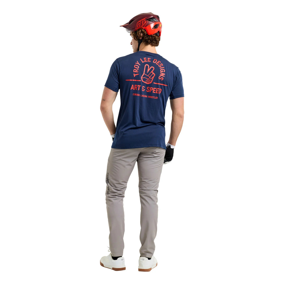 Troy Lee Designs Skyline Short Sleeve Ride Tee - Locals - Midnight