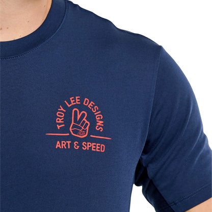 Troy Lee Designs Skyline Short Sleeve Ride Tee - Locals - Midnight