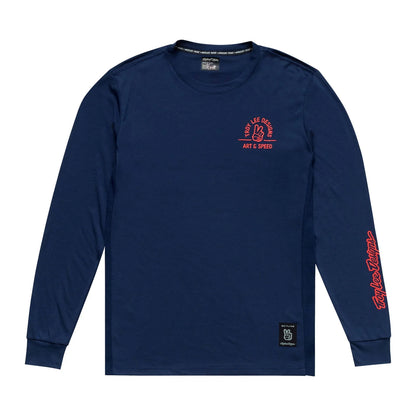 Troy Lee Designs Skyline Long Sleeve Ride Tee - Locals - Midnight