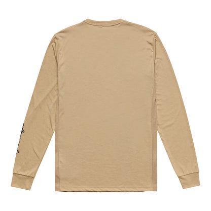 Troy Lee Designs Skyline Long Sleeve Ride Tee - Scrubbed - Timber