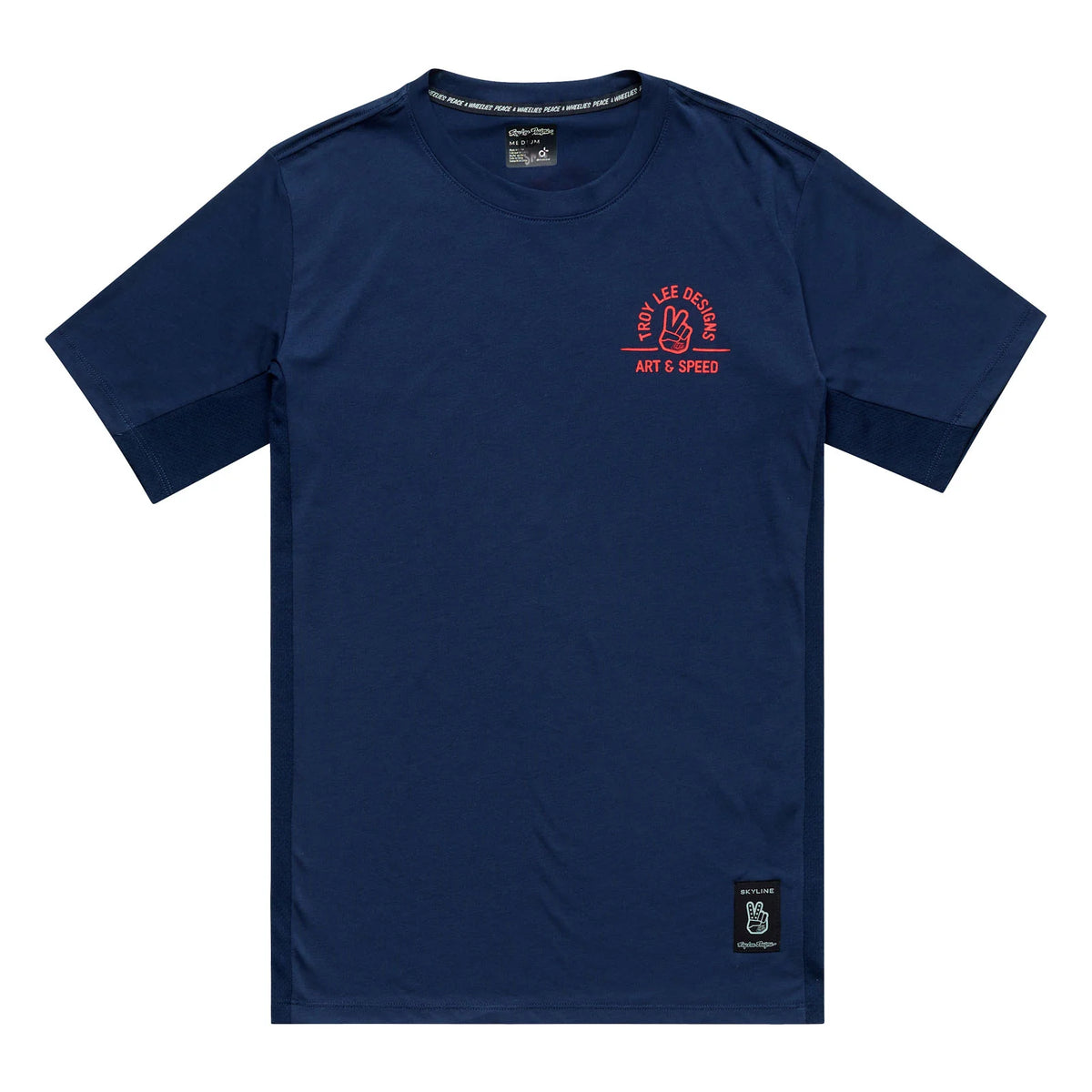 Troy Lee Designs Skyline Short Sleeve Ride Tee - Locals - Midnight