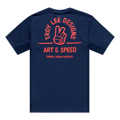 Troy Lee Designs Skyline Short Sleeve Ride Tee - Locals - Midnight