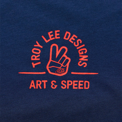 Troy Lee Designs Skyline Short Sleeve Ride Tee - Locals - Midnight
