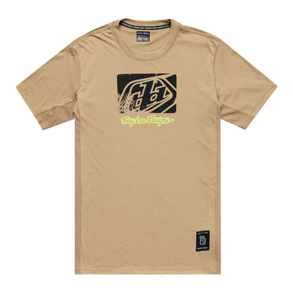 Troy Lee Designs Skyline Short Sleeve Ride Tee - Scrubbed - Timber
