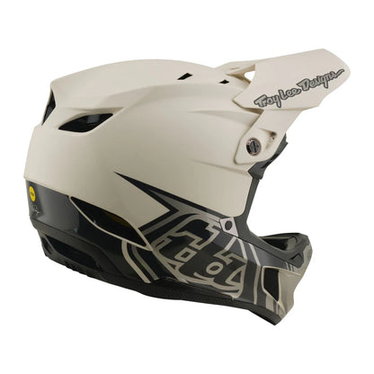 Troy Lee Designs D4 Composite Full Face Helmet - Stealth - Pumice