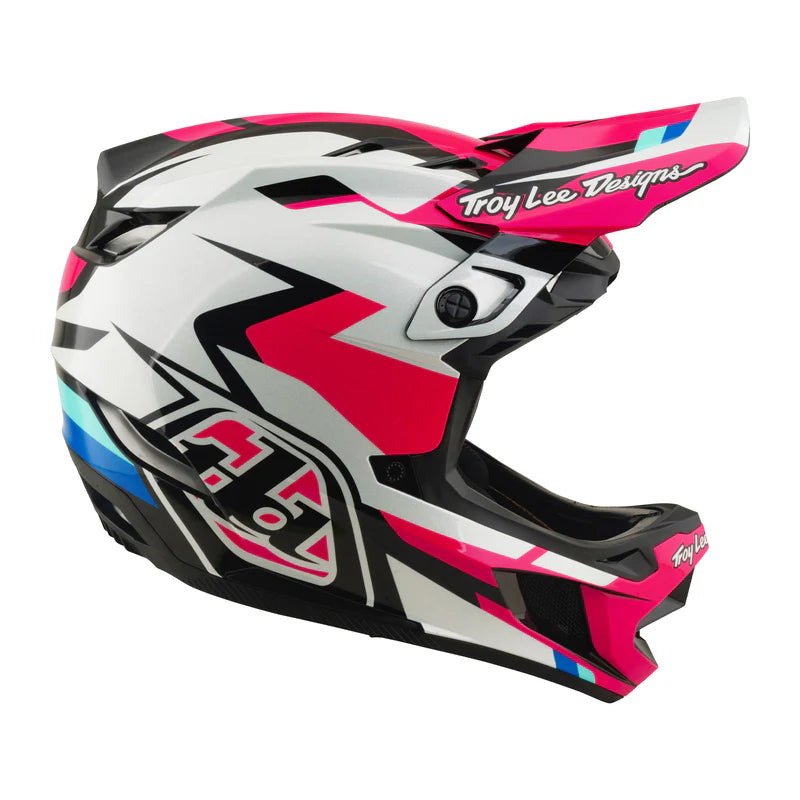 Troy Lee Designs D4 Polyacrylite Full Face Helmet - Roamer - Magenta