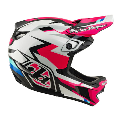 Troy Lee Designs D4 Polyacrylite Full Face Helmet - Roamer - Magenta