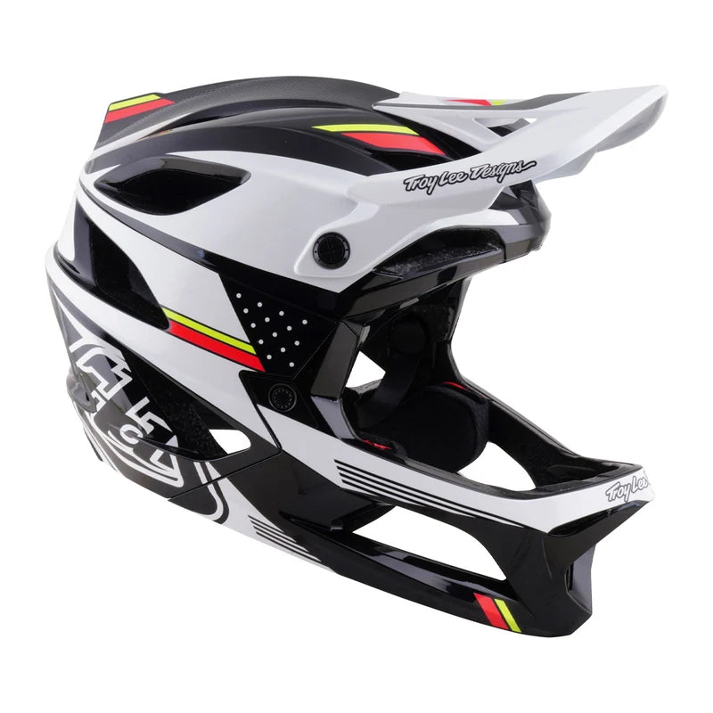 Troy Lee Designs Stage 2 MIPS Full Face Helmet - Proton - White