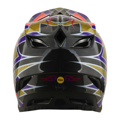 Troy Lee Designs D4 Carbon Full Face Helmet - Flush - Violet