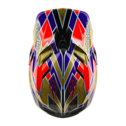 Troy Lee Designs D4 Carbon Full Face Helmet - Flush - Violet