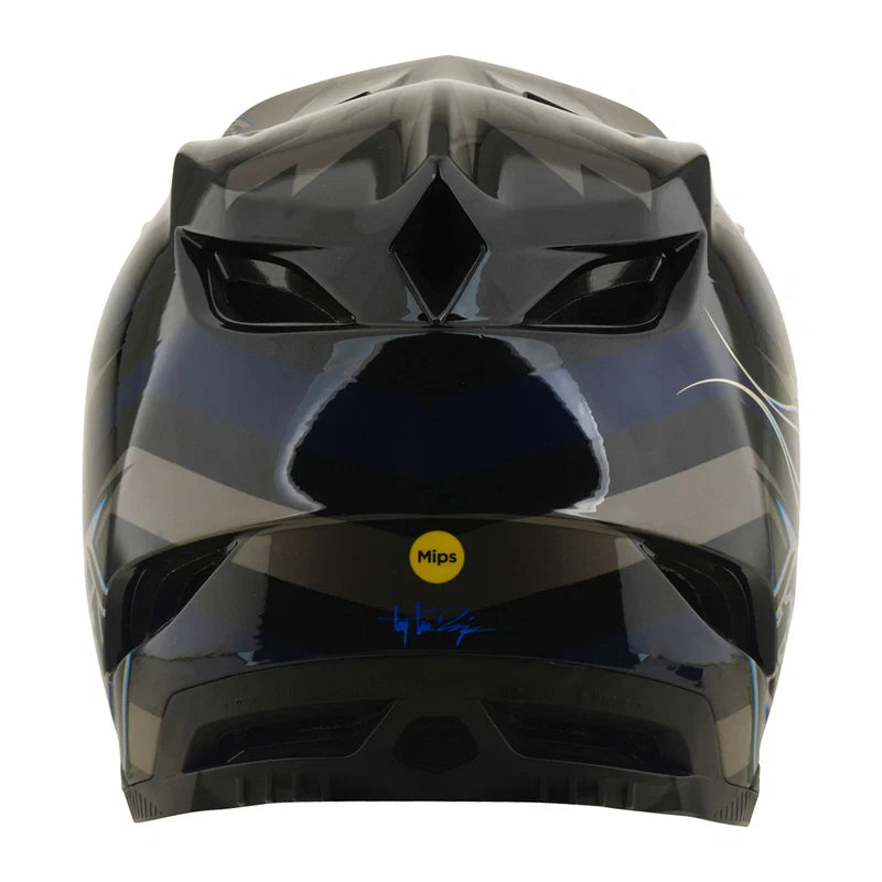 Troy Lee Designs D4 Composite Full Face Helmet - Burst - Gray