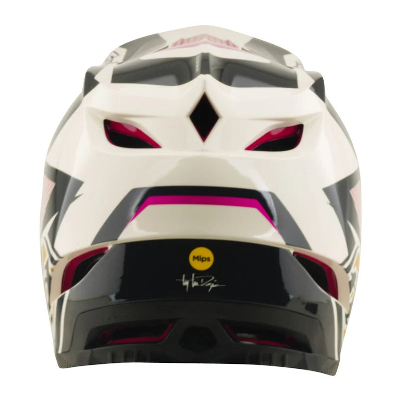 Troy Lee Designs D4 Polyacrylite Full Face Helmet - Turbo - Acid-Fuchsia