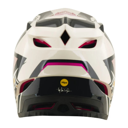 Troy Lee Designs D4 Polyacrylite Full Face Helmet - Turbo - Acid-Fuchsia