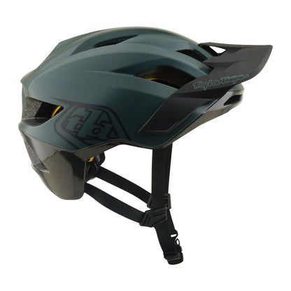 Troy Lee Designs Flowline MTB Helmet - Point - Dark Forest-Charcoal