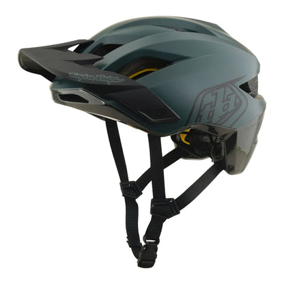 Troy Lee Designs Flowline MTB Helmet - Point - Dark Forest-Charcoal