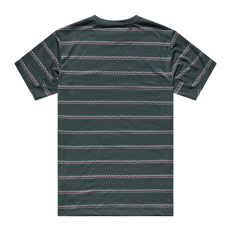 Troy Lee Designs Skyline Short Sleeve Ride Tee - Checked Out - Dark Forest