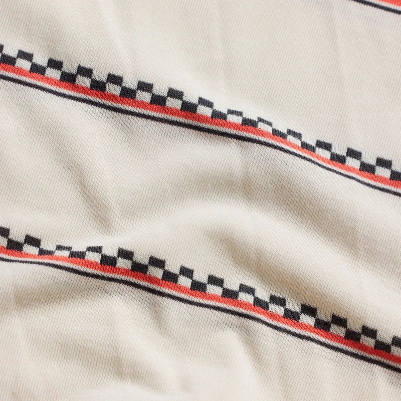 Troy Lee Designs Skyline Short Sleeve Ride Tee - Checked Out - Pumice