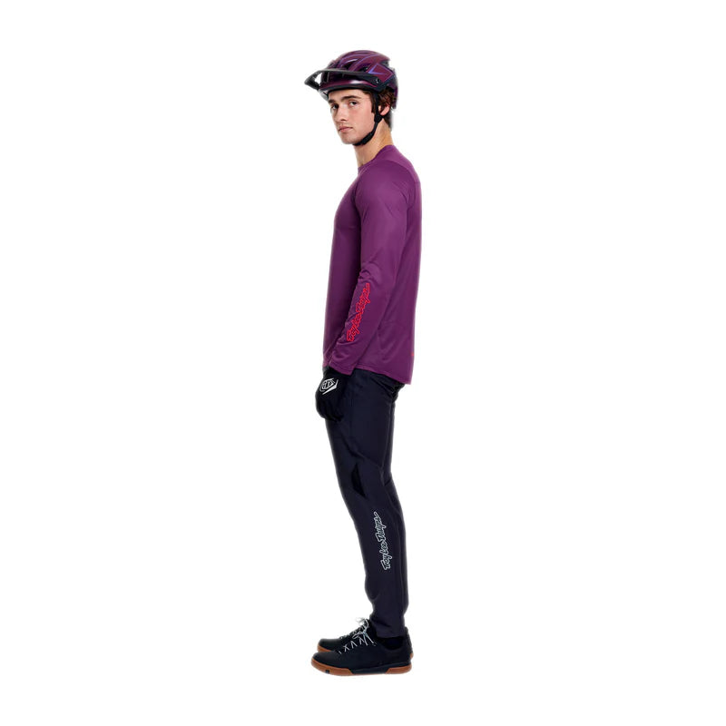 Troy Lee Designs Skyline Pro Long Sleeve MTB Jersey - Sangria