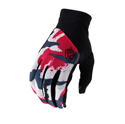 Troy Lee Designs Flowline MTB Glove - Camo - Berry