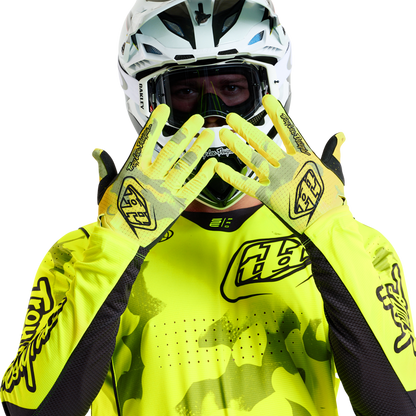 Troy Lee Designs Air MTB Glove - Blotted - Flo Yellow