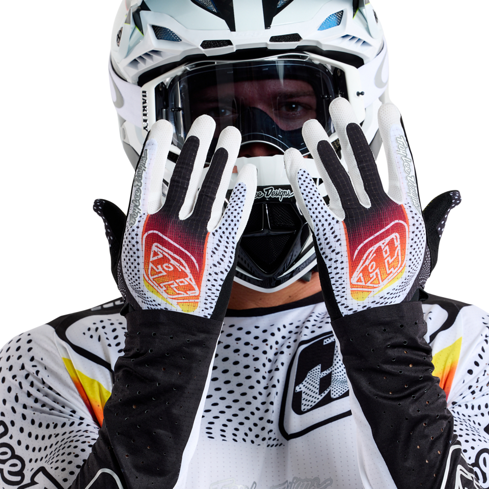 Troy Lee Designs Air MTB Glove - Optic - White-Black