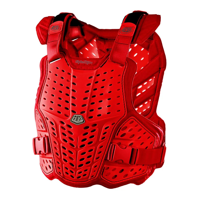 Troy Lee Designs Rockfight Pro Chest Guard - Translucent Red