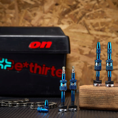 E Thirteen Schrader Quickfill Tubeless Valves Gen2 - 16-24mm Depth - Intergalactic