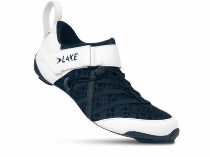 Lake TX224 Comfort Plus Triathlon Shoe - White-Black