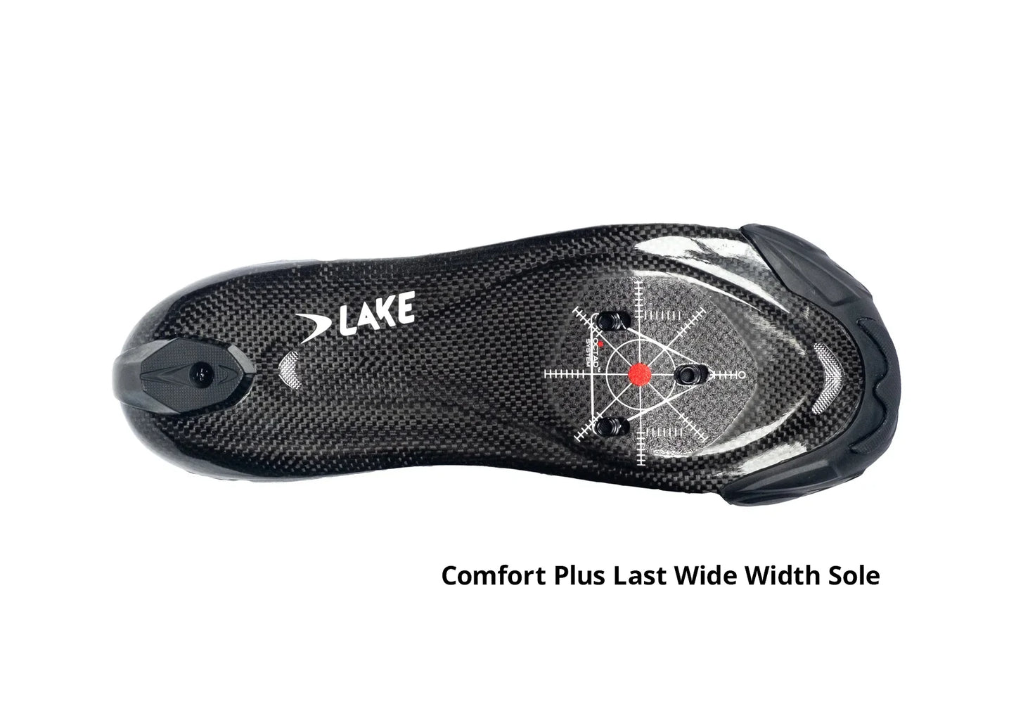 Lake TX224 Comfort Plus Triathlon Shoe - White-Black
