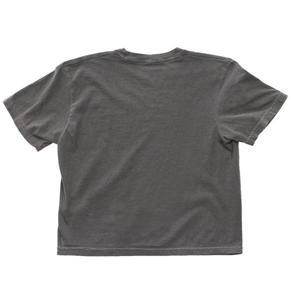 Fasthouse Theory Crop Tee - Womens - Washed Black