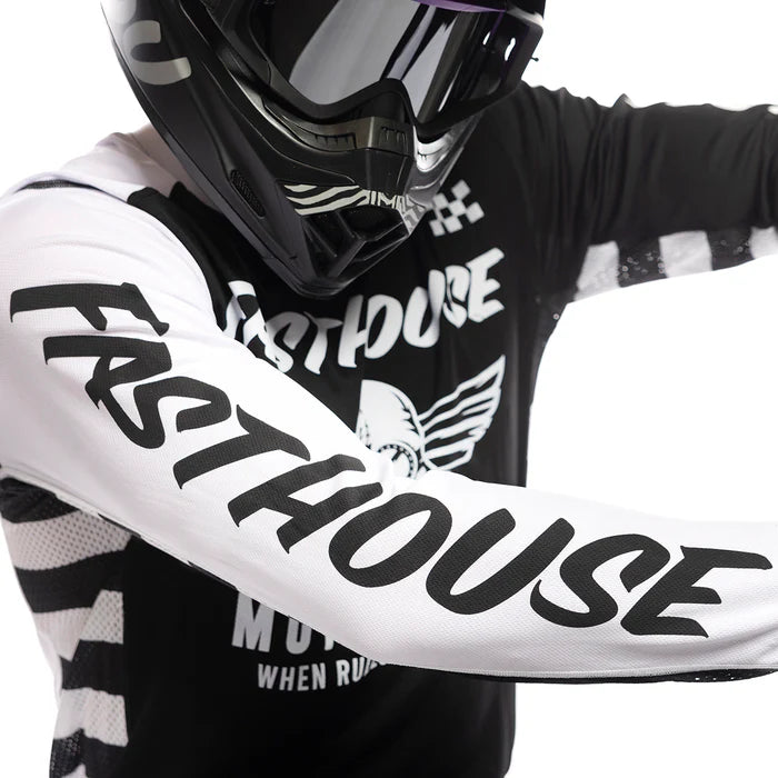 Fasthouse USA Grindhouse Factor Jersey - Black-White