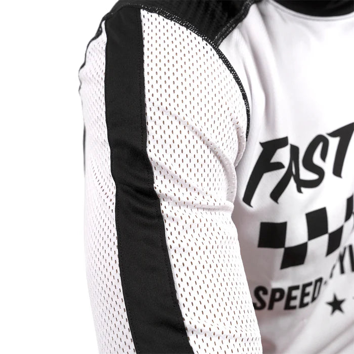 Fasthouse USA Air Cooled Originals Jersey - Youth - White-Black