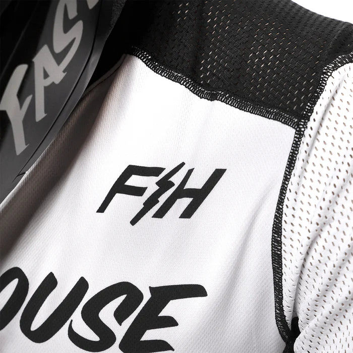 Fasthouse USA Air Cooled Originals Jersey - Youth - White-Black