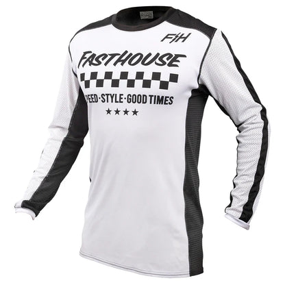 Fasthouse USA Air Cooled Originals Jersey - White-Black