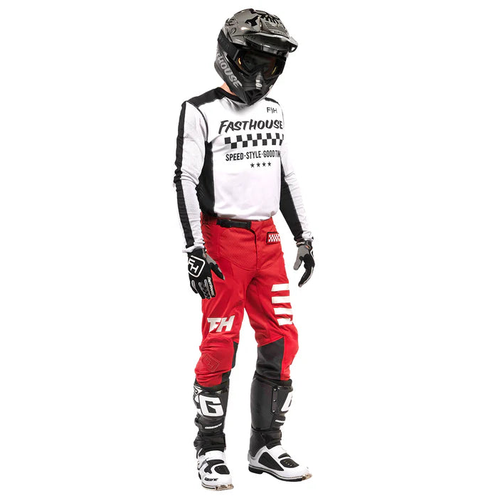 Fasthouse USA Air Cooled Originals Jersey - White-Black