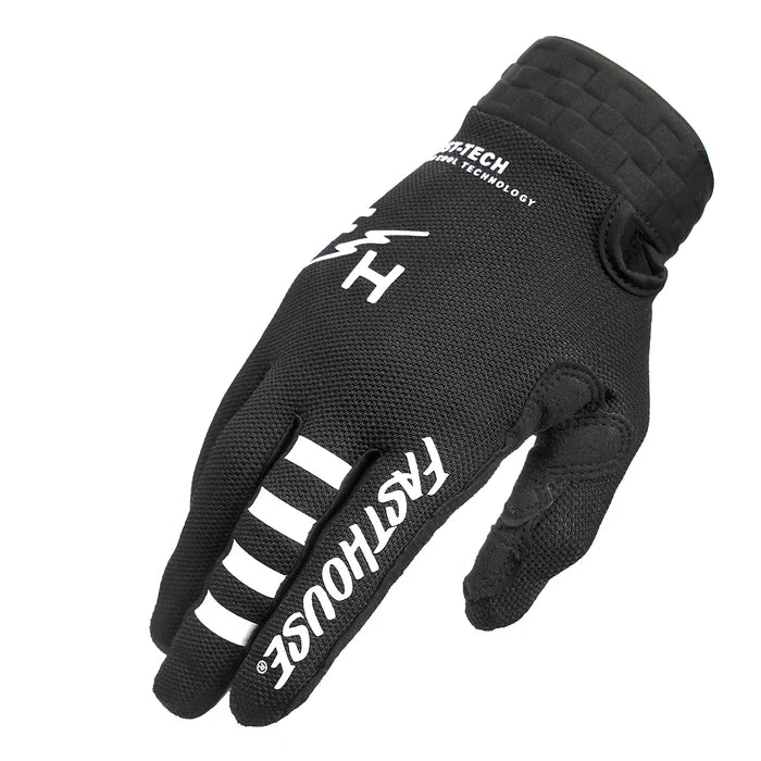 Fasthouse Vapor Glove - Black-Black