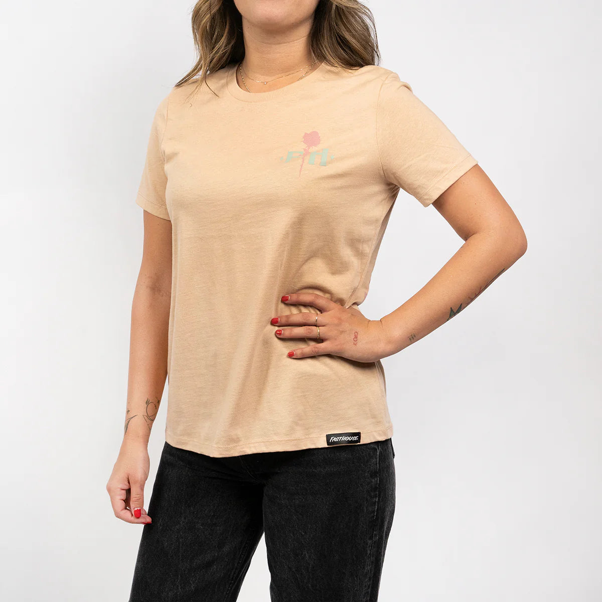Fasthouse Vision Tee - Womens - Sand