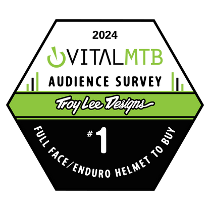 Troy Lee Designs D4 Carbon Full Face Helmet - Drip - White