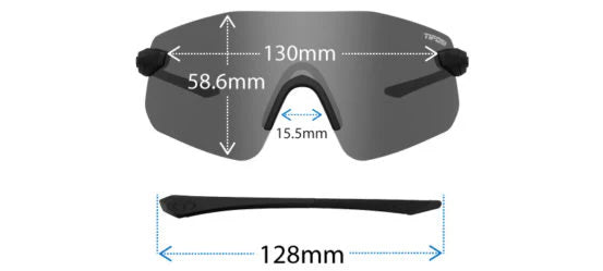 Tifosi Vogel SL Single Lens Sunglasses - Gloss Crystal Pink