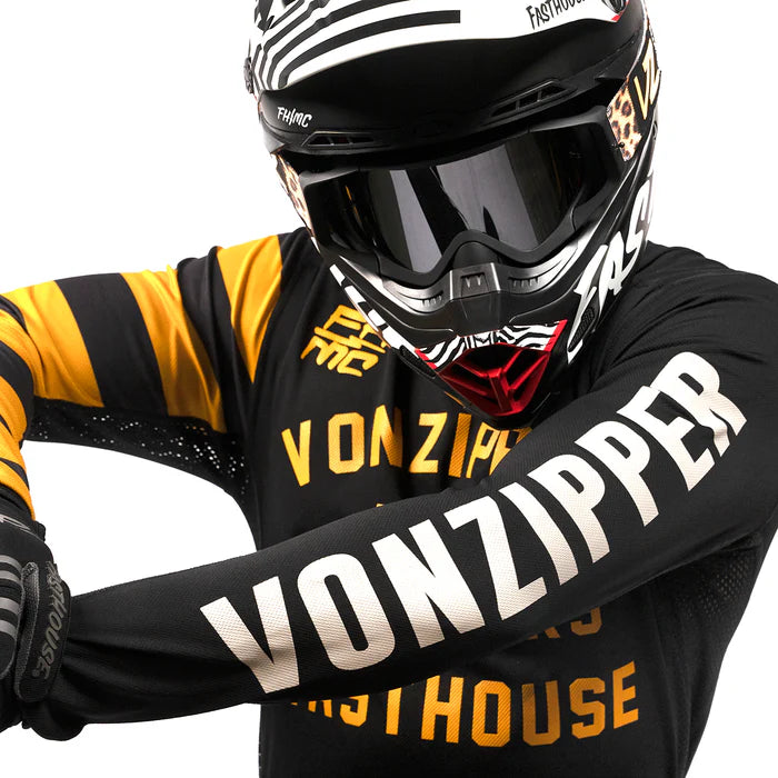 Fasthouse VonZipper USA Barley Moto Jersey - Black