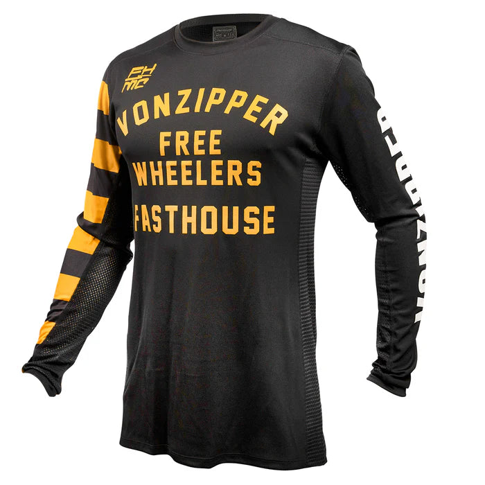 Fasthouse VonZipper USA Barley Moto Jersey - Black