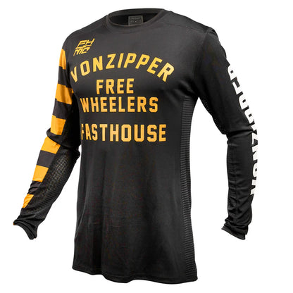 Fasthouse VonZipper USA Barley Moto Jersey - Black