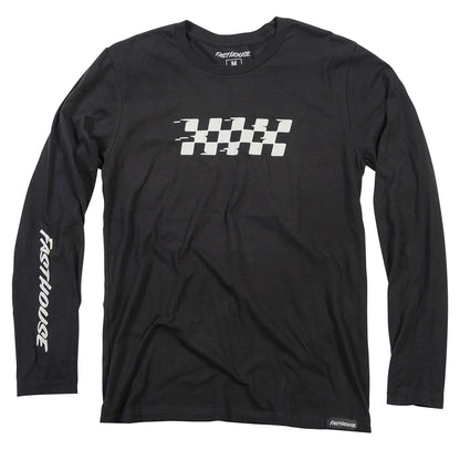 Fasthouse Vortex Long Sleeve Tee - Black
