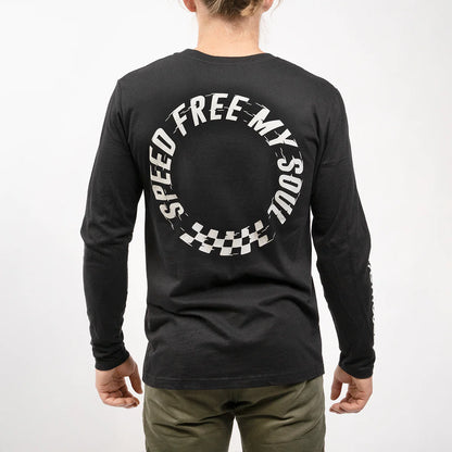 Fasthouse Vortex Long Sleeve Tee - Black