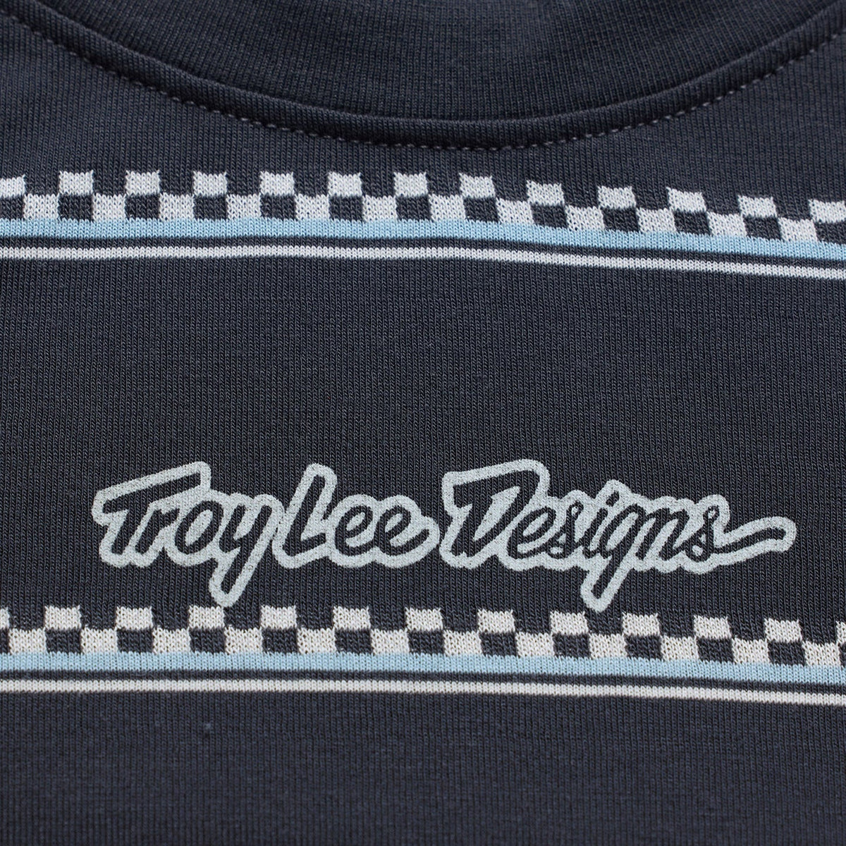 Troy Lee Designs Lilium Short Sleeve Ride Tee - Womens - Checked Out - Carbon