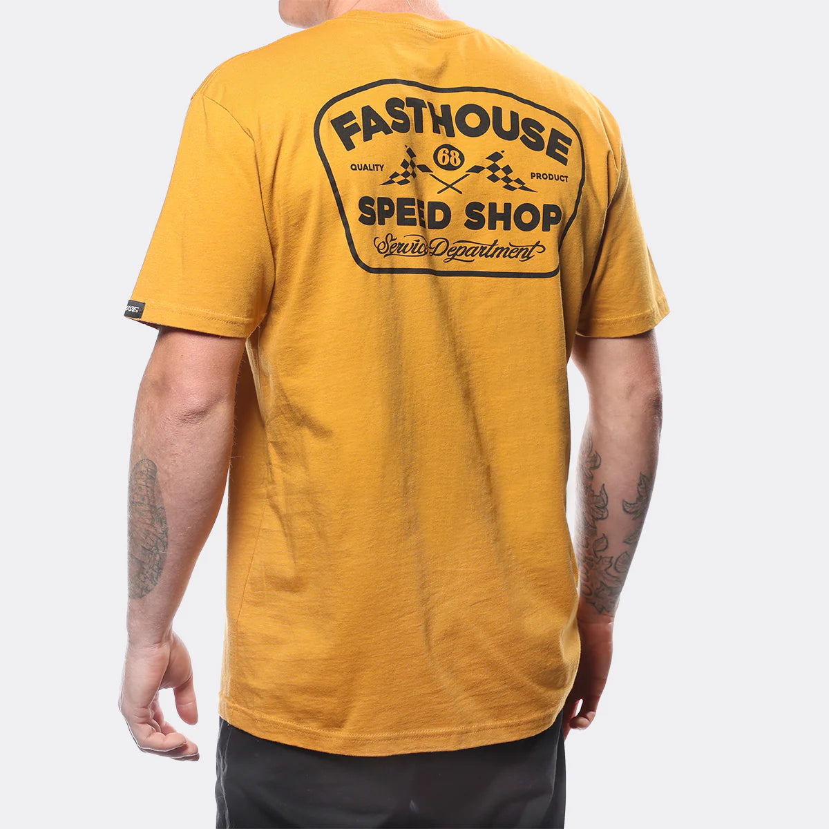 Fasthouse Wedged Tee - Vintage Gold